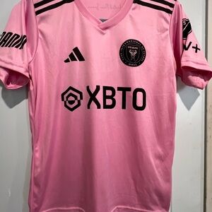 adidas Pink & Black Inter Miami XBTO Soccer Jersey